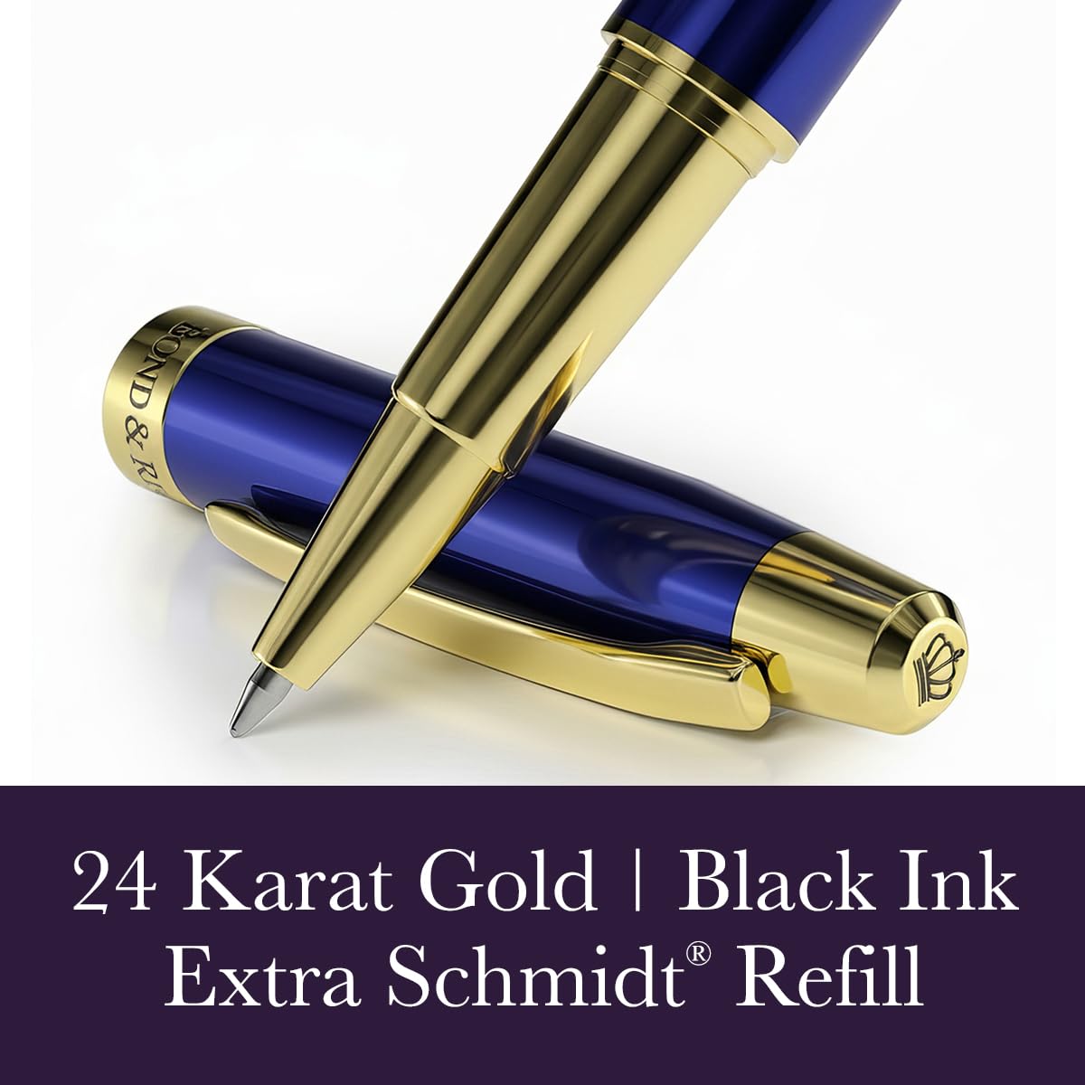 Amazon.com: Bond & Regent 24 Karat Gold Luxury Rollerball Pen